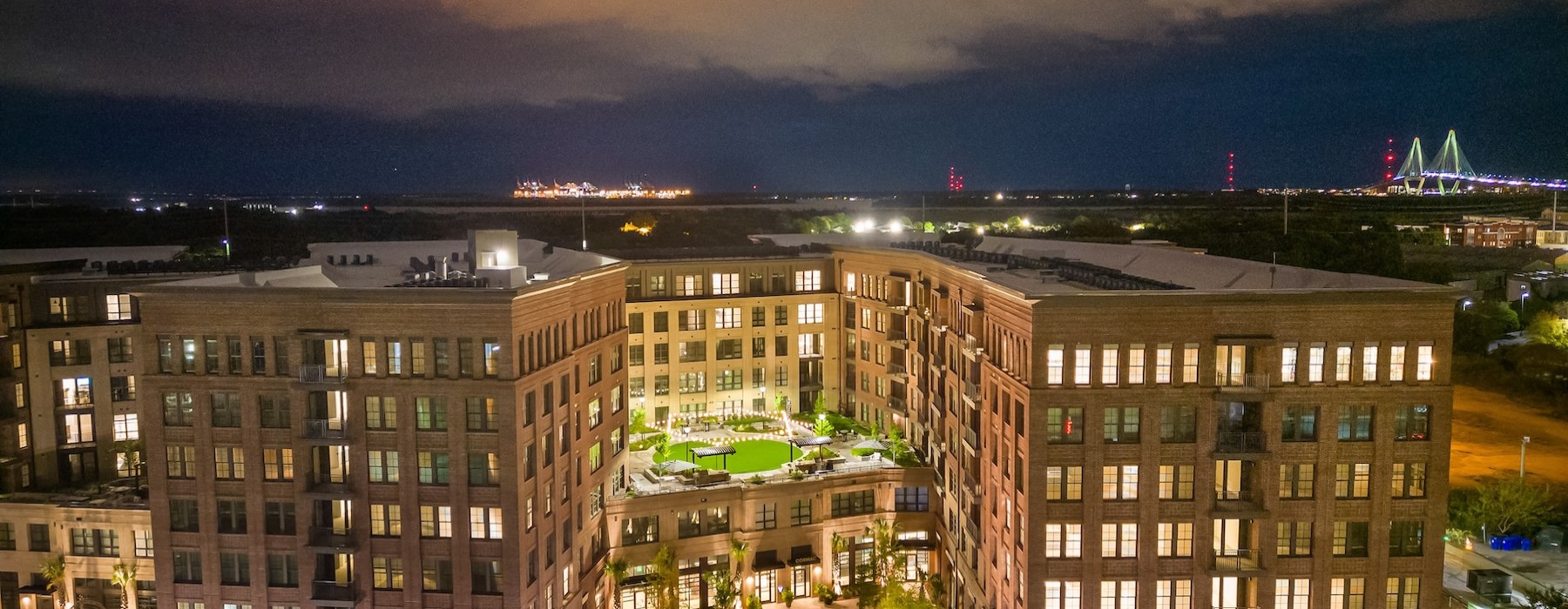 The essence of exceptional living a aerial view of an apartment complex